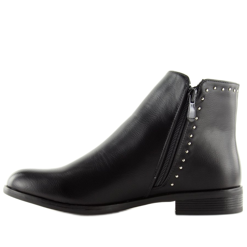 Botas pretas Chelsea para mulheres 0-257 pretas preto 1