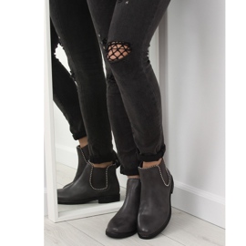 Botas cinza Chelsea para mulheres 1003-PA cinza 1