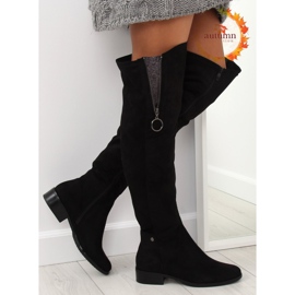Botas acima do joelho pretas 7552-PG pretas preto 1