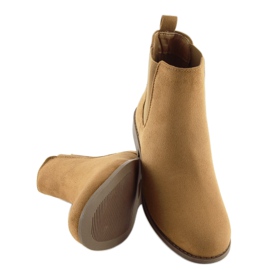 Botas Camel LJ111 Camel femininas Chelsea marrom 2