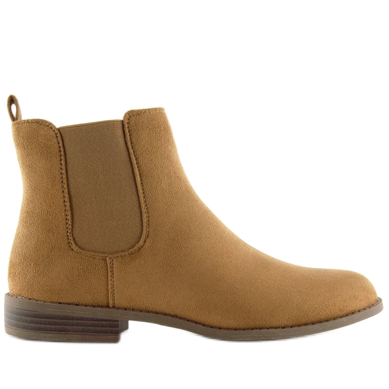 Botas Camel LJ111 Camel femininas Chelsea marrom 1