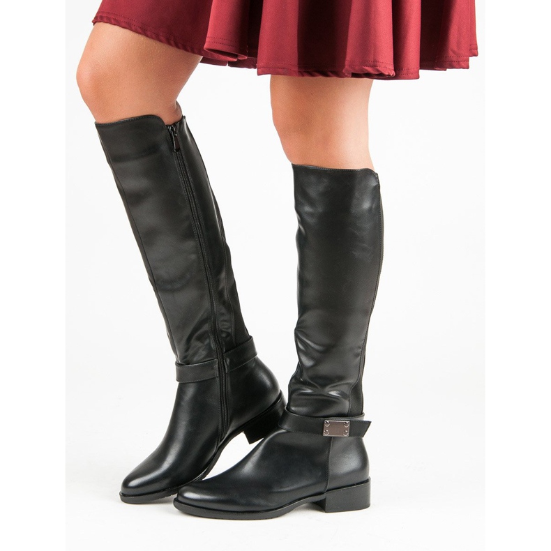 Botas pretas VINCEZA preto 2