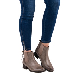 Kayla Botas chelsea castanho multicolorido 1