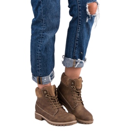 Super Me Knotted Trappers marrom 1