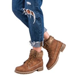 Super Me Knotted Trappers marrom 2