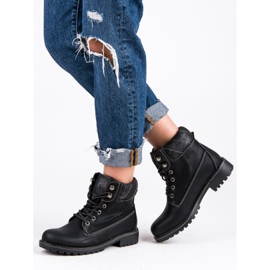 Super Me Knotted Trappers preto 2