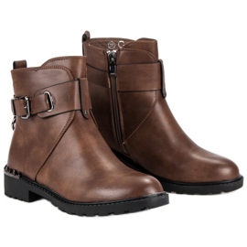 Groto Gogo Botas de trabalho confortáveis marrom 1