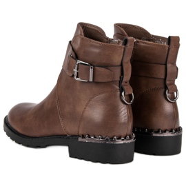 Groto Gogo Botas de trabalho confortáveis marrom 2