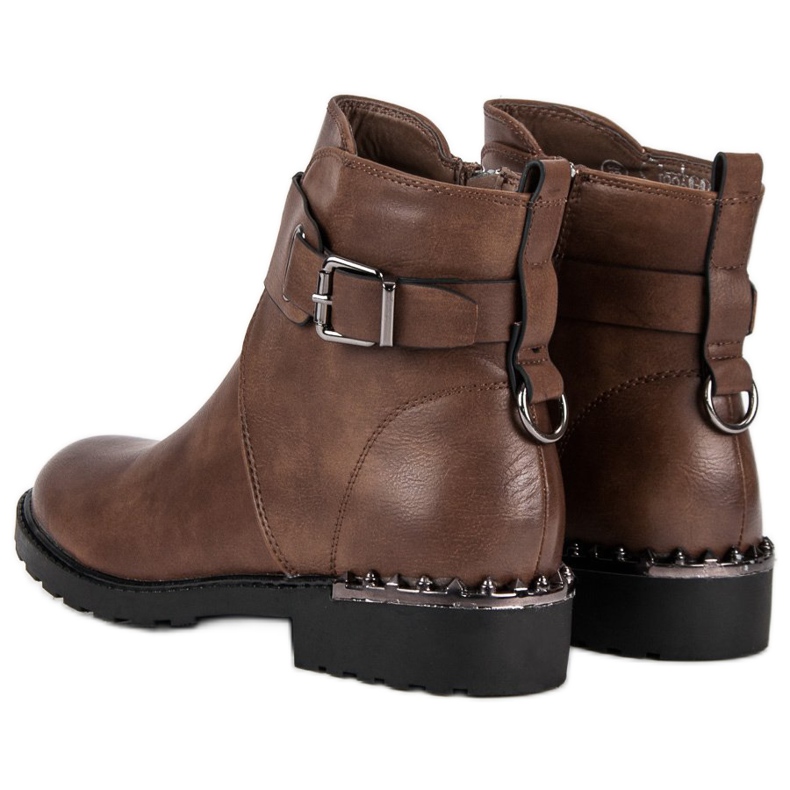 Groto Gogo Botas de trabalho confortáveis marrom 2