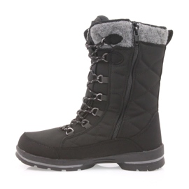 American Club Botas de neve com membrana americana 702SB, pretas preto cinza 2