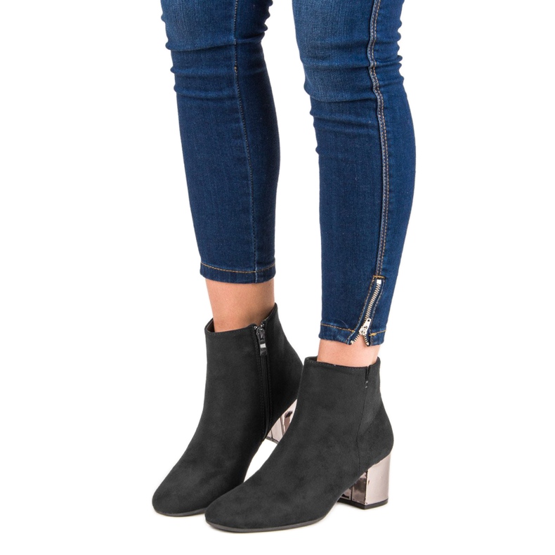 Bestelle Botas de outono elegantes preto 1