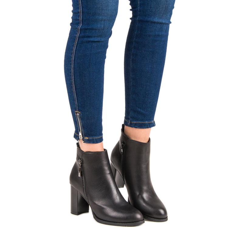 Super Mode Botas pretas de salto alto preto 1 Super Mode Botas pretas de salto alto preto 1