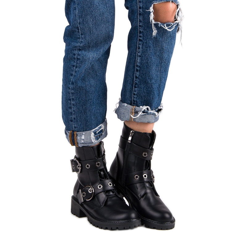 Sweet Shoes Trabalhadores Negros preto 1