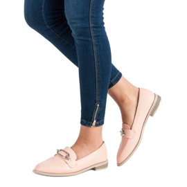 Super Me Mocassins de pó rosa 2