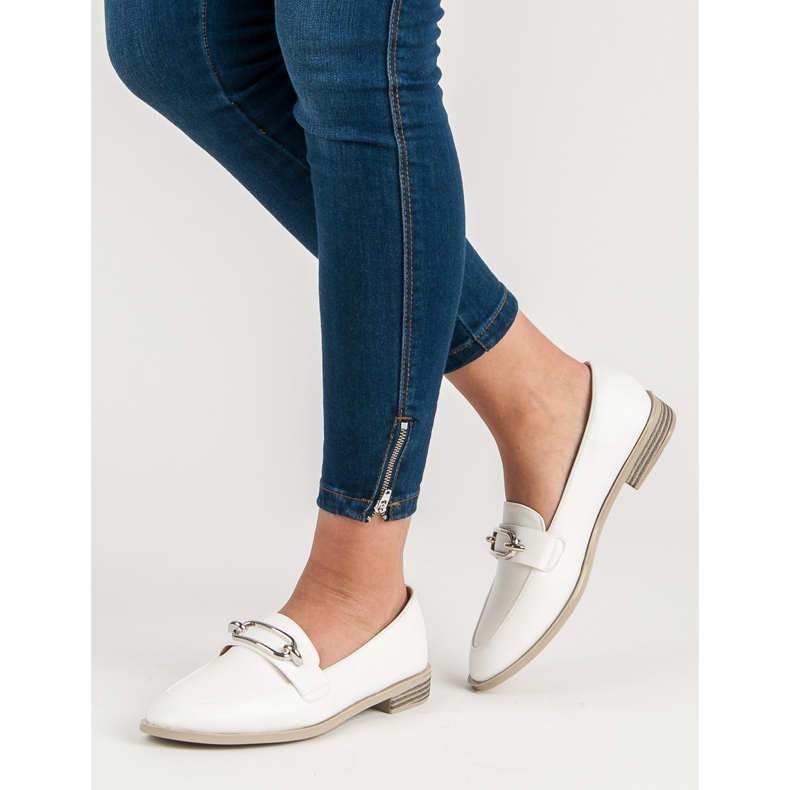 Super Me Mocassins brancos 1
