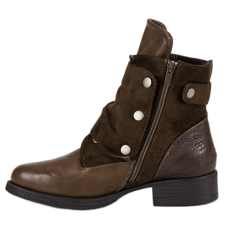 Botas de Bikery Marrom 1