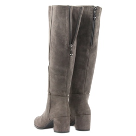 Botas escuras Coffe Sergio leone marrom 4