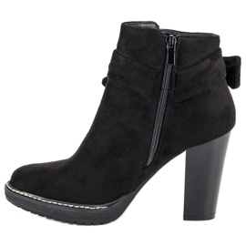 Cm Paris Botas de camurça Chelsea com laço preto 1