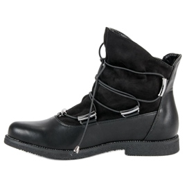 Botas pretas preto 1