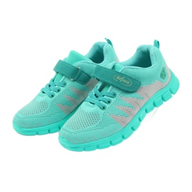 Calçados esportivos infantis ADI Befado 516Y026 cinza verde 4