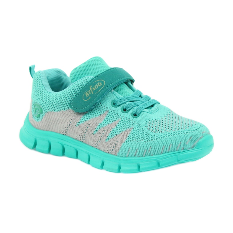 Calçados esportivos infantis ADI Befado 516Y026 cinza verde 1