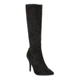 Cm Paris Botas sexy de salto alto preto 1