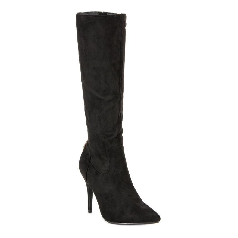 Cm Paris Botas sexy de salto alto preto 1