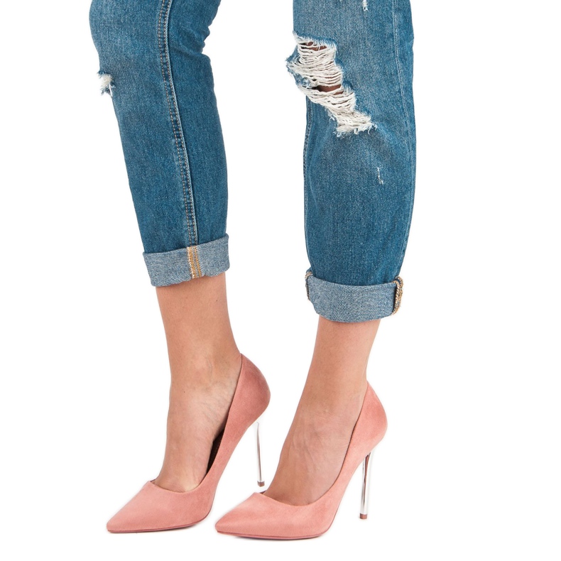 Seastar Salto de camurça em pó rosa 1