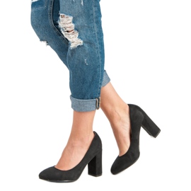 Seastar Sapatos de camurça no pilar preto 1