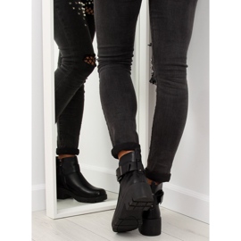 Botas pretas com sola grossa 9996-1 Pretas preto 1