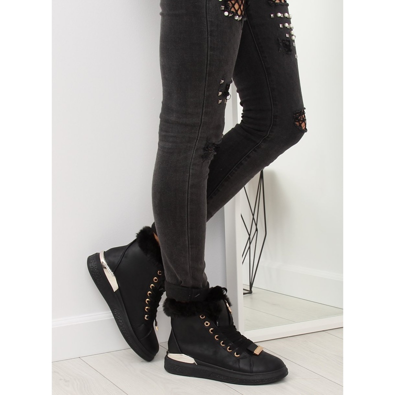 Tênis com isolamento preto F506 preto 2