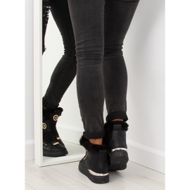 Tênis com isolamento preto F506 preto 1