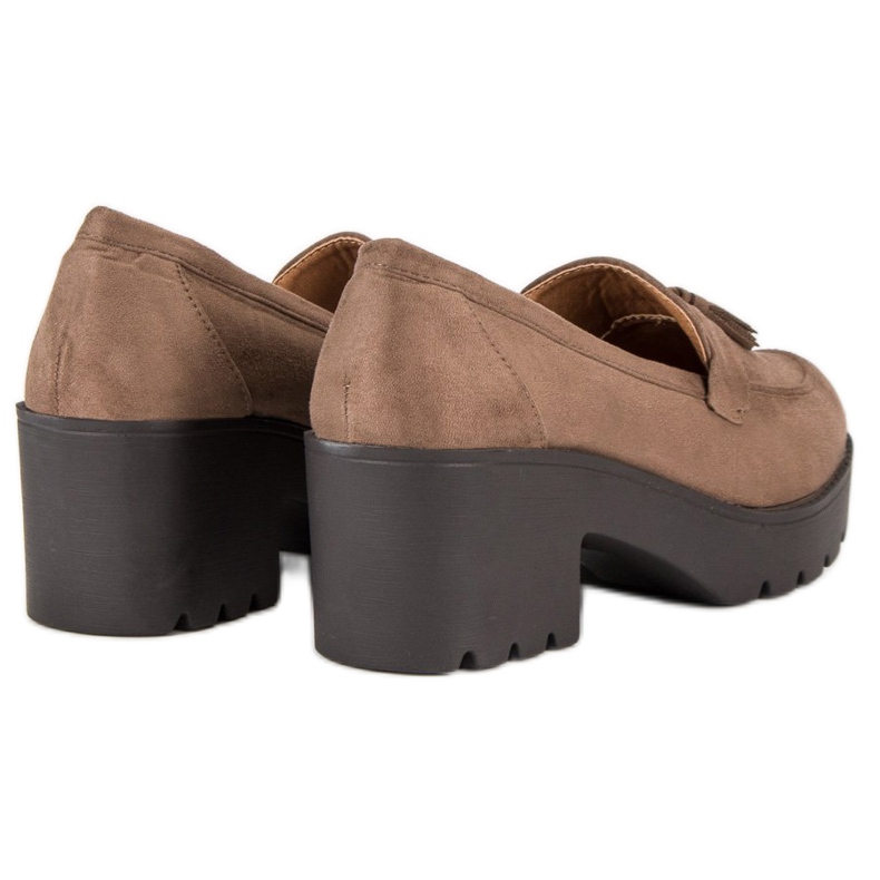 Ch. Creation Sapatos elegantes de mocassim marrom 1