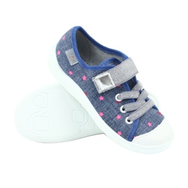 Sapatos infantis Befado, chinelos, tênis 251X105 azul cinza 2