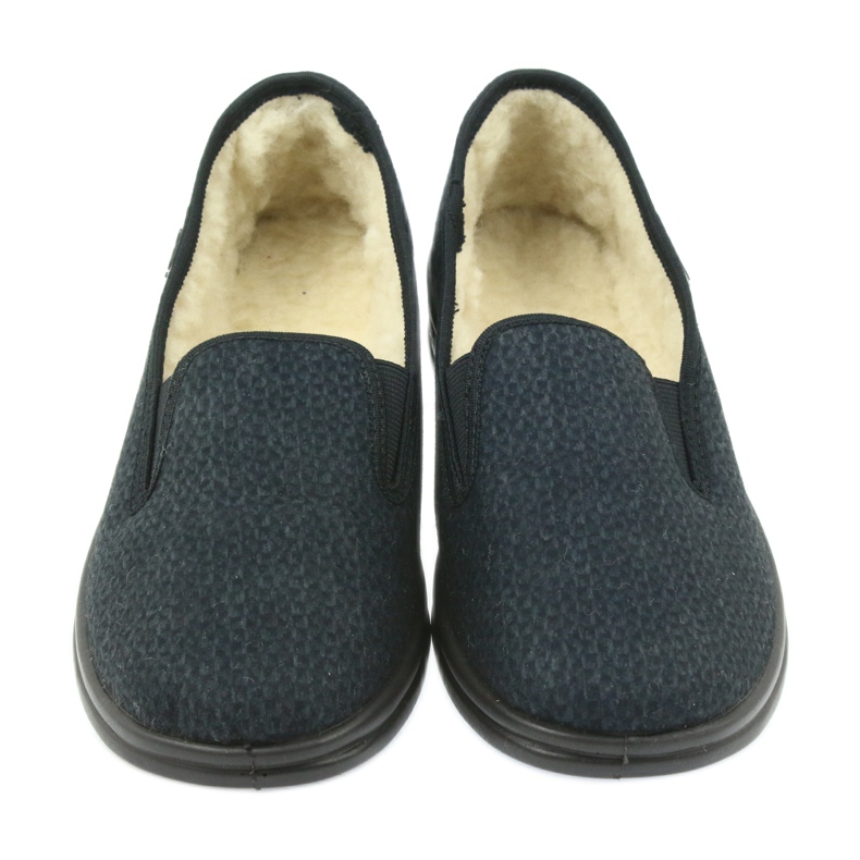 Sapatos masculinos Befado pu 096M090 cinza azul marinho 3