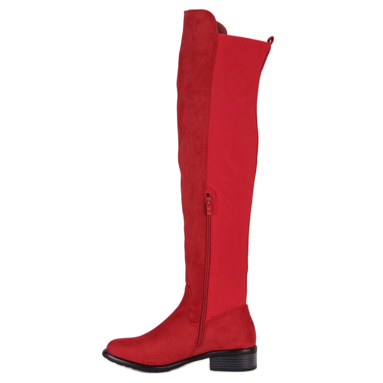 Seastar Botas vermelhas com zíper vermelho 1