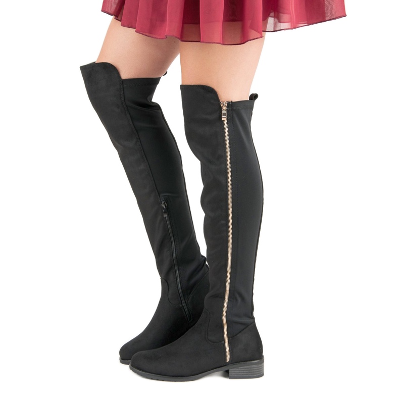 Seastar Botas pretas com zíper preto 2