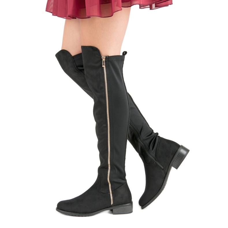 Seastar Botas pretas com zíper preto 1