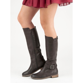 Botas de equitação clássicas cinza 1