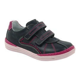 Calçado infantil Brogues Ren But 3193 azul marinho multicolorido rosa 1