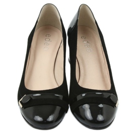 Sapatos para mulheres cinto Edeo 1900 preto 4