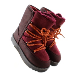 Botas de neve infantis para a lua k1647403 vermelho 1