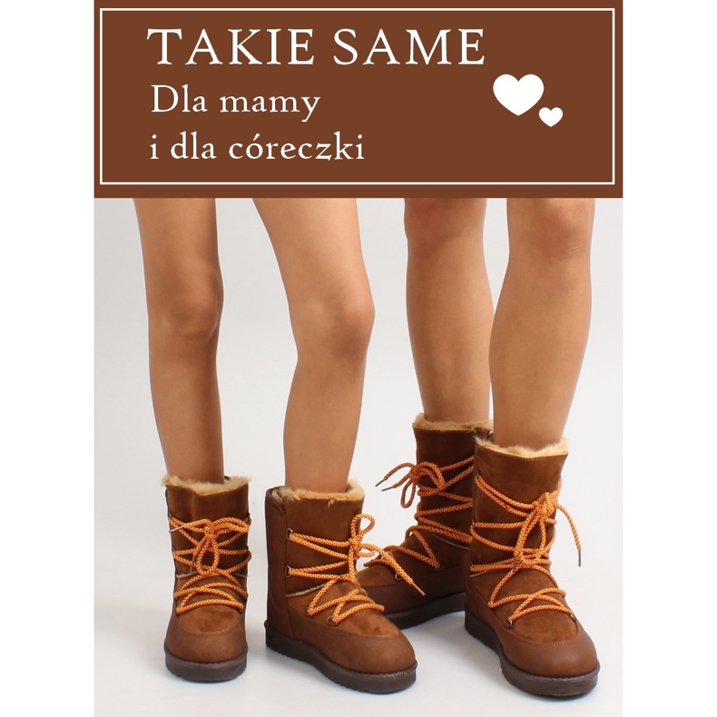 Botas de neve infantis para a lua k1647403 marrom 1