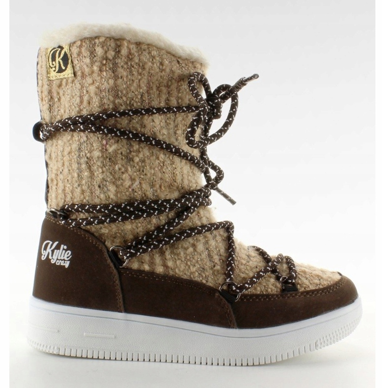 Botas de neve infantis Eskimoski k1646102 Bege 1