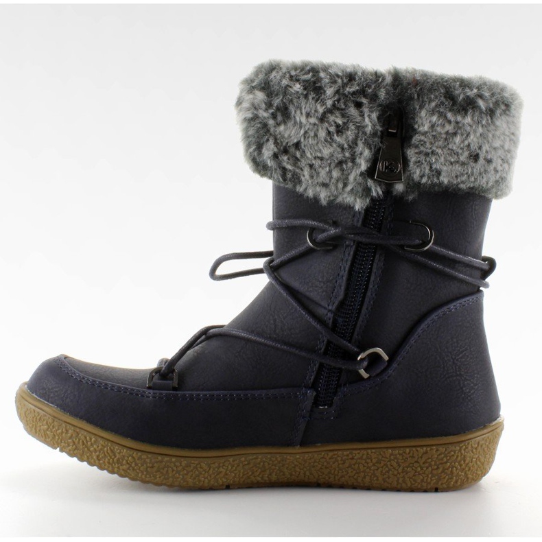 Meias botas para criança com pele K1647201 Marino azul marinho 2