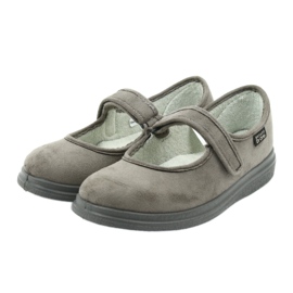 Dr.orto Befado Sapatos Femininos no Pé Diabético 462d001 para Velcro Cinzento cinza 3