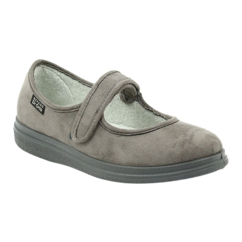 Dr.orto Befado Sapatos Femininos no Pé Diabético 462d001 para Velcro Cinzento cinza 1