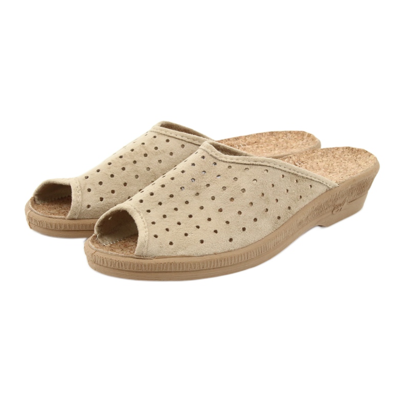 Chinelos Befado sapatos femininos 581d169 chinelos bege 3