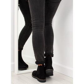 Botas pretas Chelsea para mulheres pretas 491 pretas preto 1