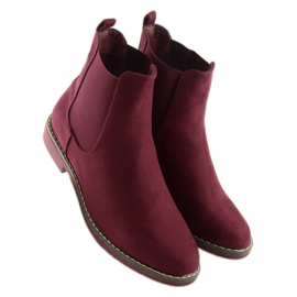 Botas femininas Jodhpur, bordô 491 vermelhas vermelho 2